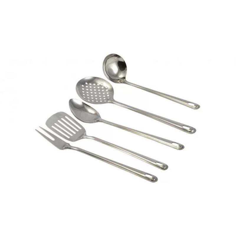 Set de Servire, 5 Piese, Inox, Perfect Home