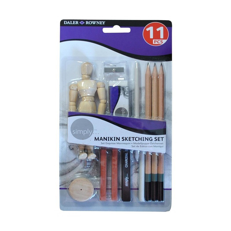 Set Desen cu Manechin Simply Daler Rowney