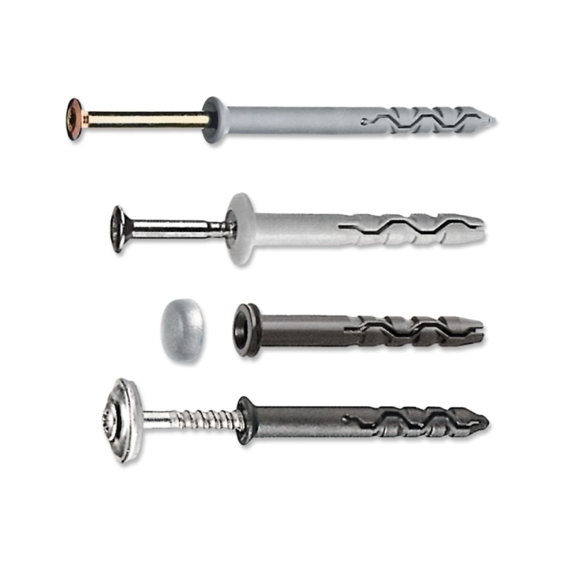 Set Fixare Spitz-diblu Guler Marit 6x45 + Surub-otel Inoxidabil A2