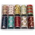 Set Folii Transfer Luxorise Happy Christmas, 10 Bucati