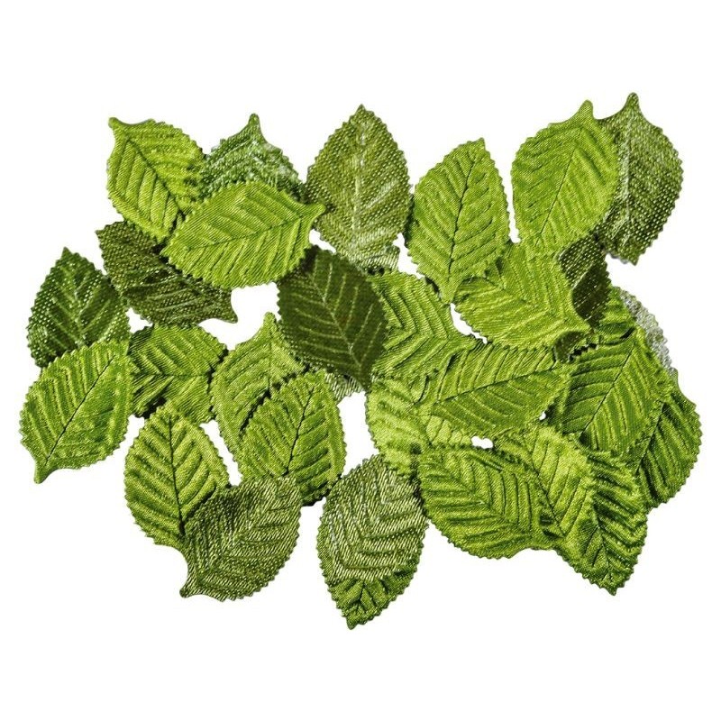 Set Frunze din Satin, pentru Artizanat, Statovac, 30 Bucati