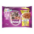 Set Hrana Umeda pentru Pisici Whiskas Casserole Junior, cu Pui, 4 Plicuri x 85 g
