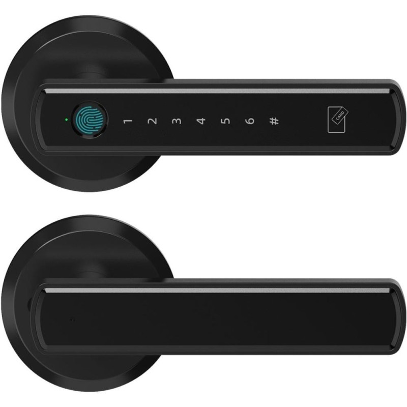 Set Maner Smart si Broasca, Model Cittalock, Finisaj Negru Mat