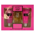 Set Mike Pretty Star pentru Femei, Gel de Dus 45 ml, Apa de Parfum 20 ml si Lotiune de Corp 45 ml