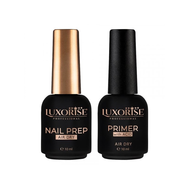 Set Nail Prep si Primer Cu Acid, Luxorise 10 ml