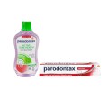 Set Pasta de Dinti Parodontax Clasic, 75 ml si Apa de Gura Daily Gum Care Fresh Mint, 500 ml