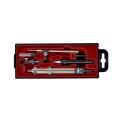 Set pentru Geometrie, Koh-I-Noor, Compas pentru Studenti, 6 Piese