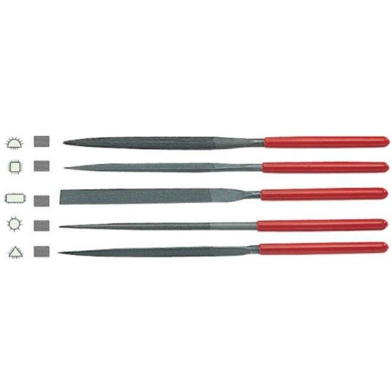 Set Pile de Precizie, 5 Piese, Pros Kit