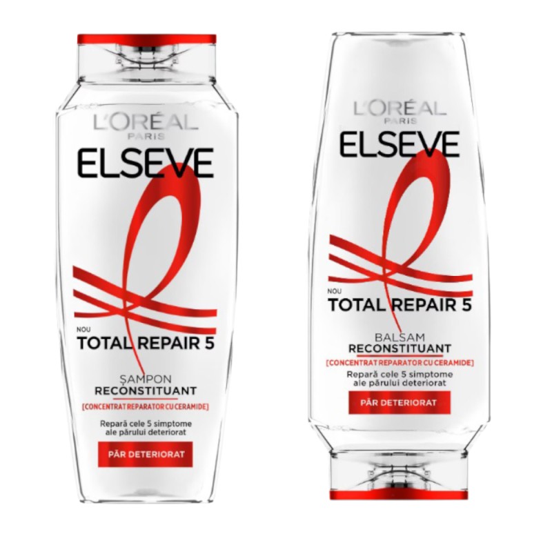 Set Promo Total Repair 5, Sampon 400 ml, Balsam 200 ml