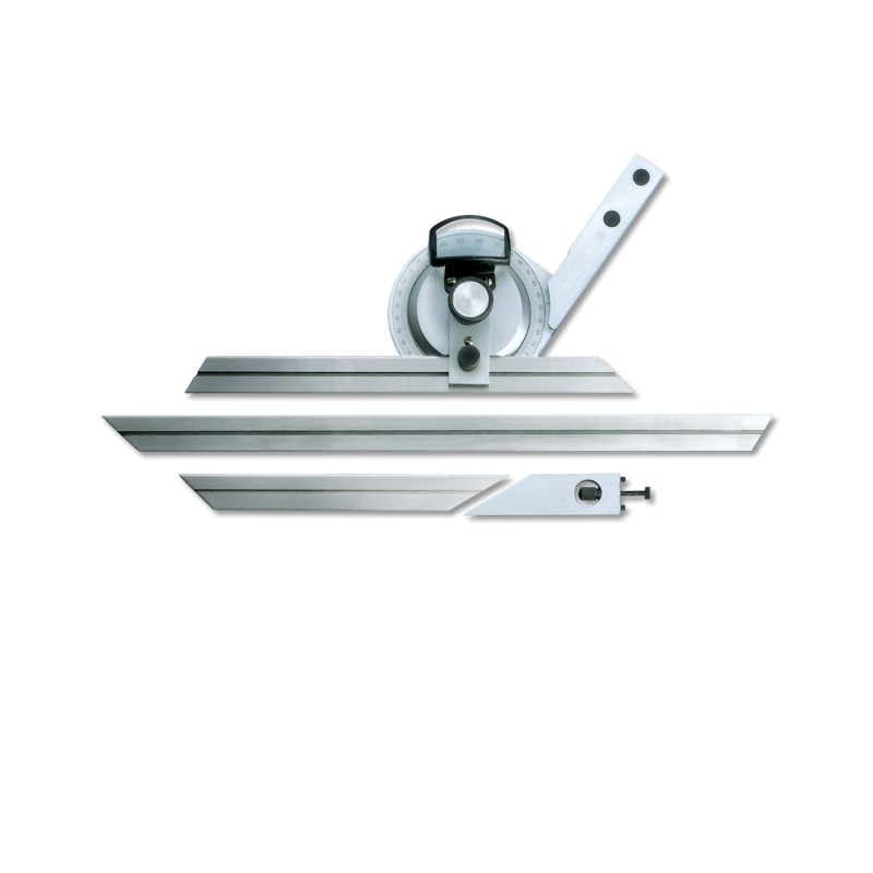 Set Raportor Universal cu Lupa - Gradatie 5 Min