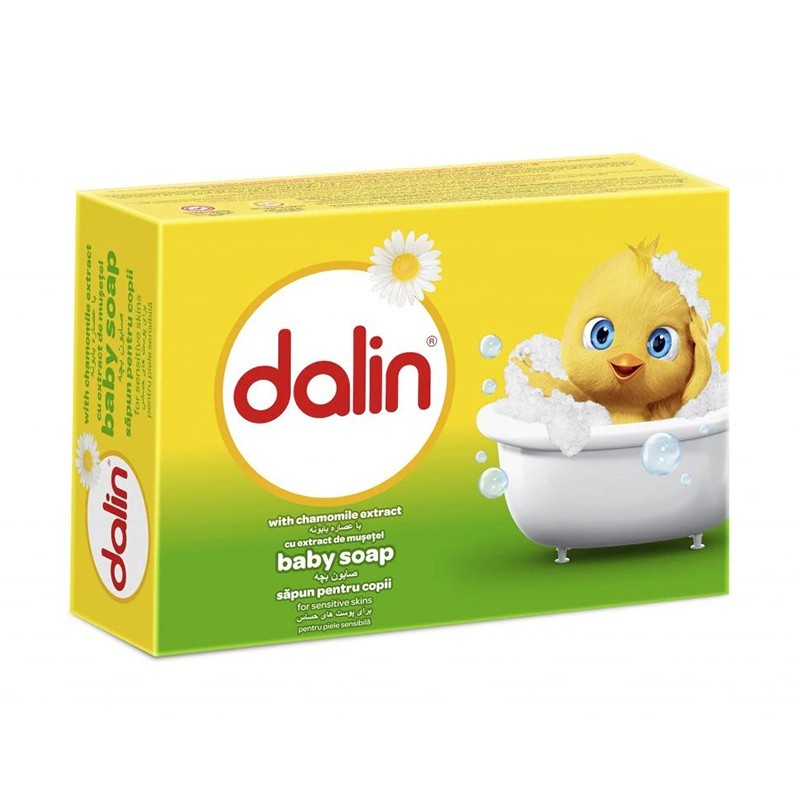 Set Sapun Solid Dalin, pentru Piele Sensibila, cu Musetel, pentru Copii, 8 Bucati x 100 g