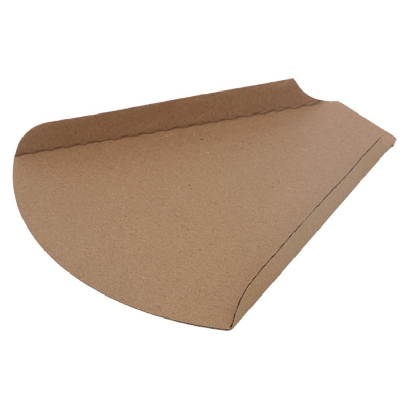 Set Suporturi Triunghi din Carton Kraft pentru Pizza, 25 x 2 x 0.17 cm, 50 Bucati