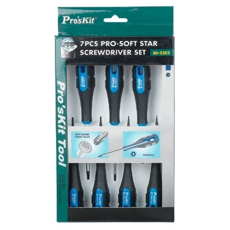Set Surubelnite Torx 7 Piese Pro'skit