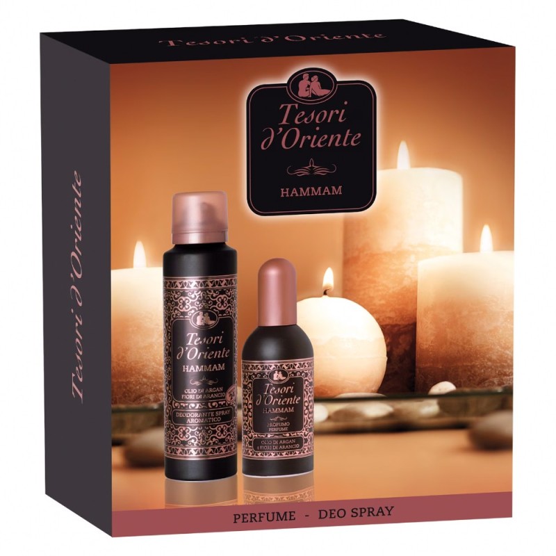 Set Tesori D'Oriente Hammam Apa de Toaleta 100 ml + Deo Spray 150 ml