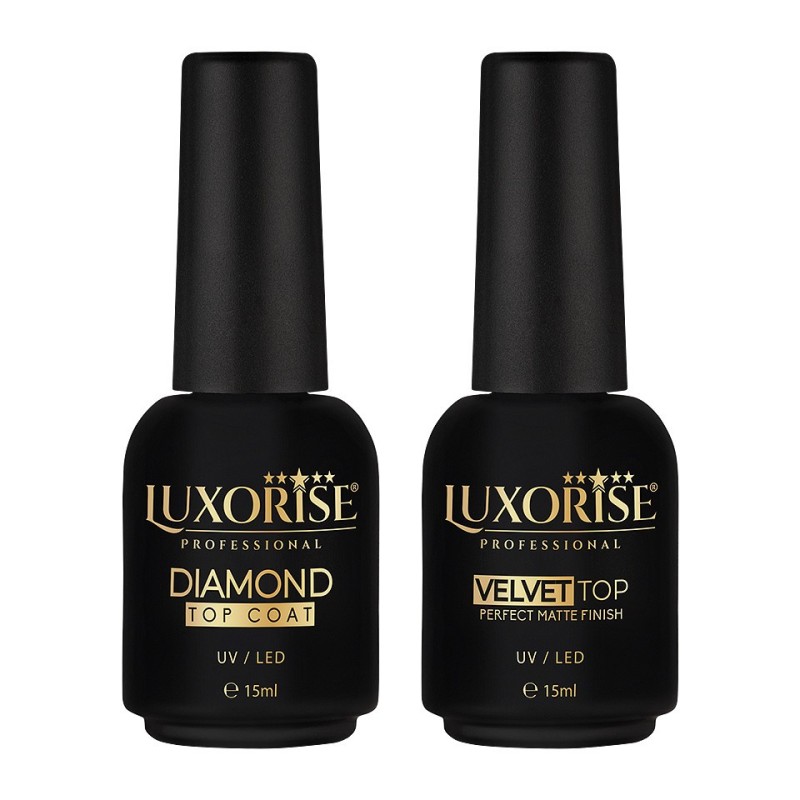 Set Top Coat Diamond & Velvet Luxorise