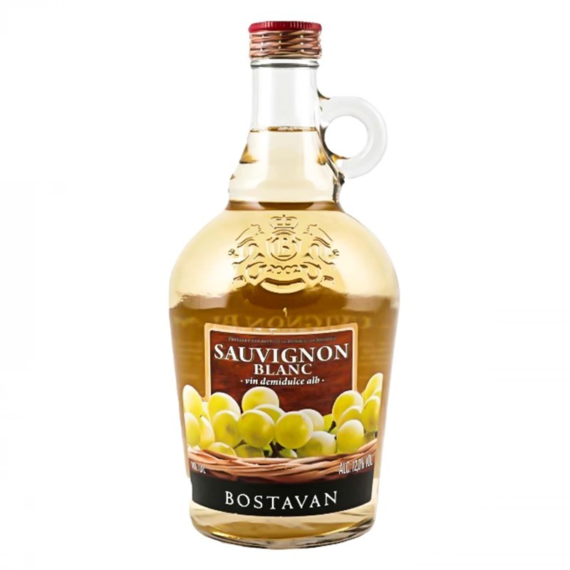 Set Vin Alb, Cronica Vinului, Sauvignon Blanc, Demidulce, 12 Sticle x 1 l