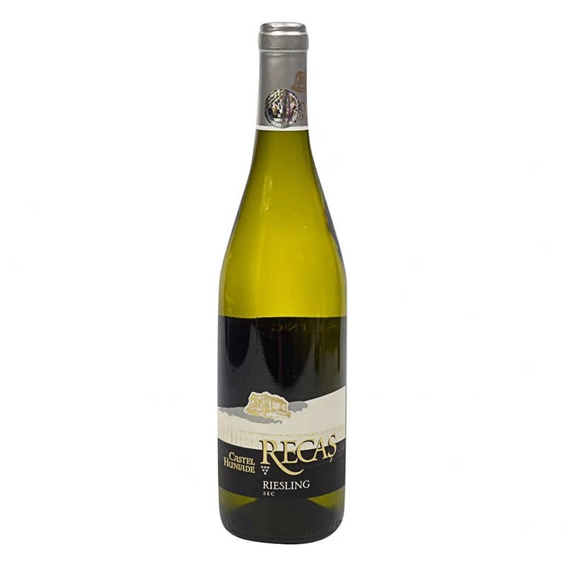 Set Vin Castel Huniade Cramele Recas, Riesling Alb Sec 6 Sticle x 0.75 l