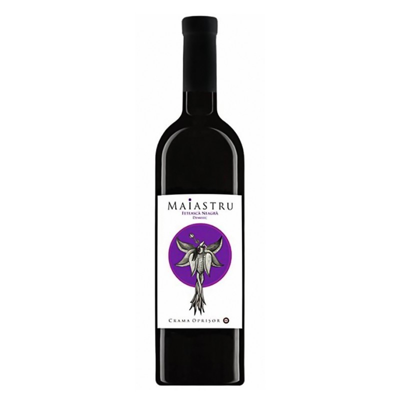 Set Vin Rosu Crama Oprisor Maiastru Feteasca Neagra, Demisec, 7 Sticle x 0.75 l