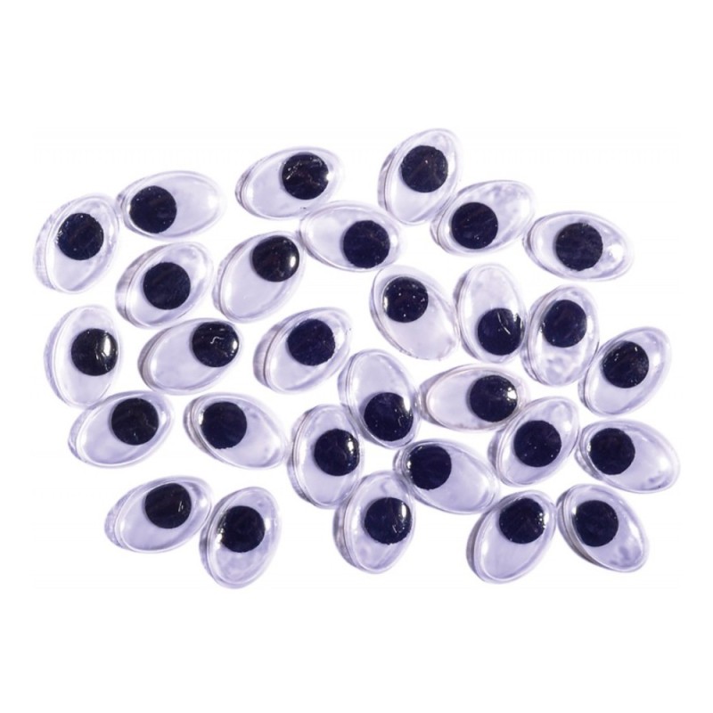 Seturi pentru Artizanat, Ochisori Ovali, 10 mm, 30 Bucati