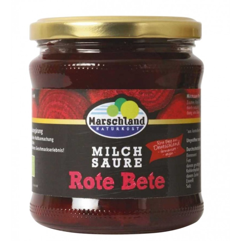 Sfecla rosie Fermentata, Bio, 330 g, Marschland Naturkost