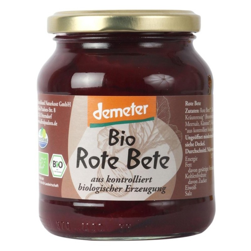 Sfecla Rosie Murata, Bio si Demeter, 330 g, Marschland Naturkost