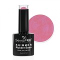 Shimmer Rubber Base SensoPRO Milano, 14 Musical Rose Shimmer Blue, 10 ml