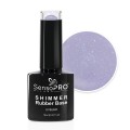 Shimmer Rubber Base SensoPRO Milano, 18 Frosty Blush, 10 ml