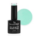 Shimmer Rubber Base SensoPRO Milano, 58 Radiant Lime, 10 ml