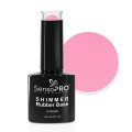 Shimmer Rubber Base SensoPRO Milano, 61 Pink Paradise, 10 ml