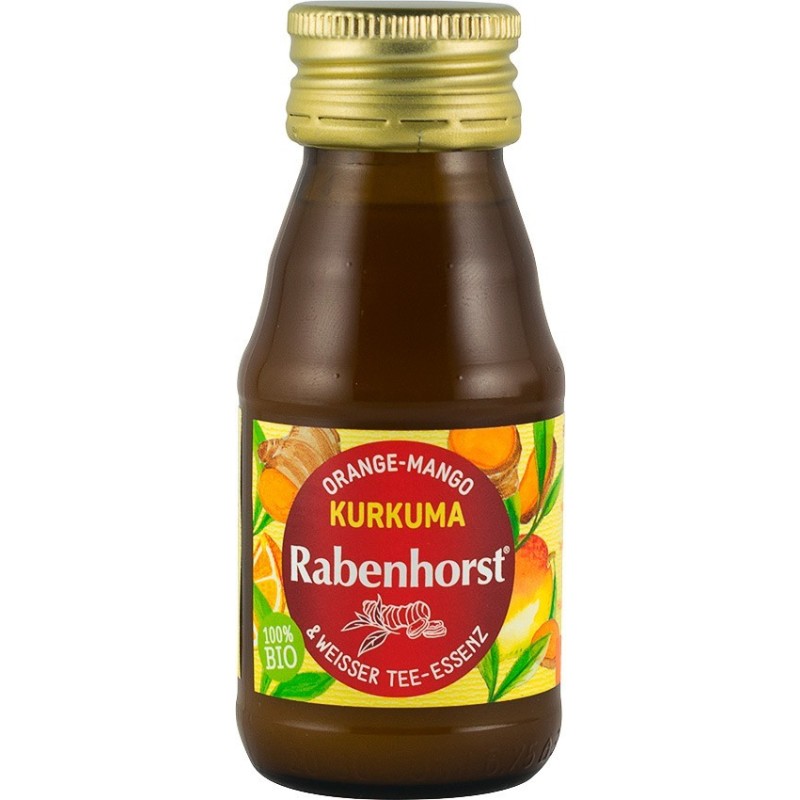 Shot Bio cu Kurkuma si Ceai Alb 60 ml Rabenhorst