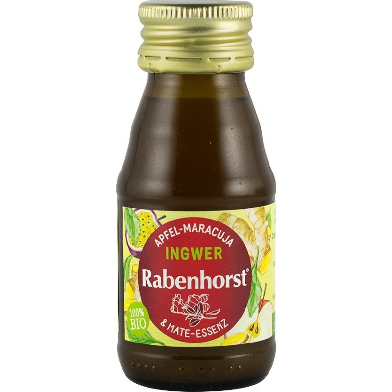 Shot Bio multi-fruct cu esenta de Ghimbir si mate 60 ml Rabenhorst