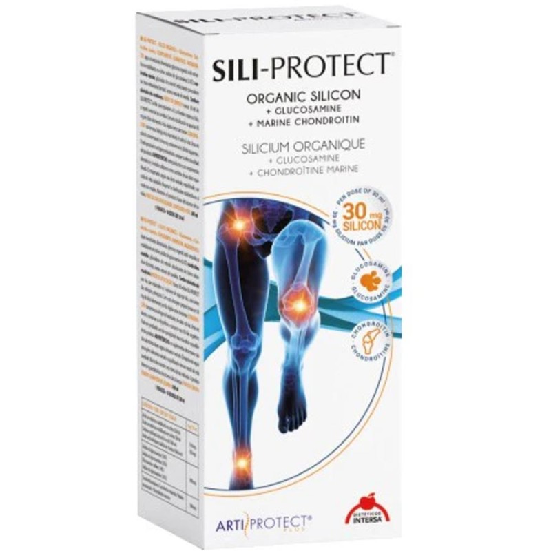 Siliciu Organic cu Glucosamina si Condroitina Marina Sili Protect, Intersa Labs, Bio, 500 ml