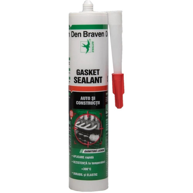 Silicon Sealant Rosu, Den Braven, 280 ml