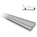 Sina Dubla Inferioara pentru Sistem Scivo 80, 2000 mm, Finisaj Aluminiu, Ideal Feroluc