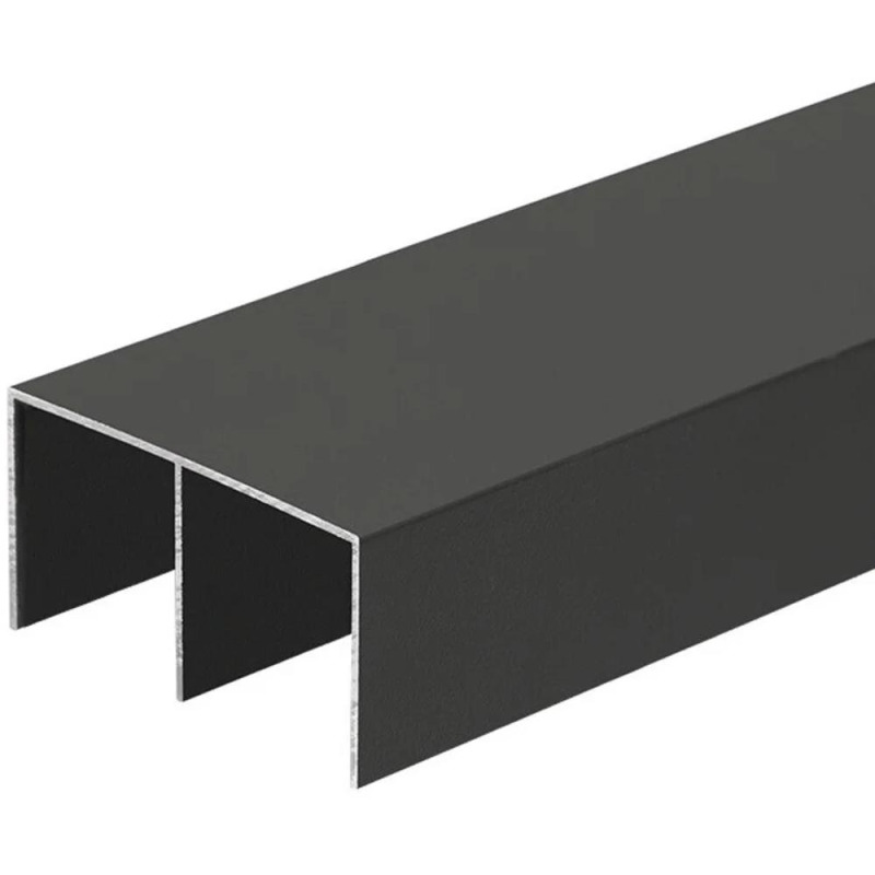 Sina Dubla Superioara pentru Sistem Scivo 80, 4000 mm, Finisaj Negru, Ideal Feroluc