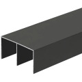 Sina Dubla Superioara pentru Sistem Scivo 80, 4000 mm, Finisaj Negru, Ideal Feroluc
