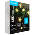 Sir de Lumini Led, pentru Craciun, Modee, cu  Baterii si Clema, Lumina Calda