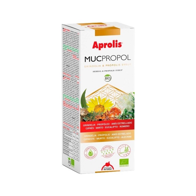 Sirop Bio de Tuse Mucpropol cu Propolis si Grindelia, 250 ml Aprolis