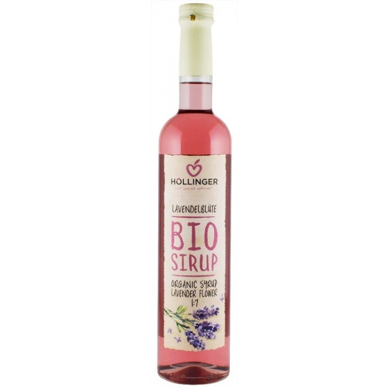Sirop BIO din Flori de Lavanda, 500 ml, Hollinger