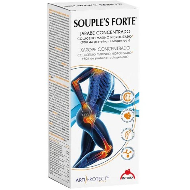 Sirop Concentrat cu Colagen Marin Hidrolizat Souple's Forte, Intersa Labs, Bio, 500 ml
