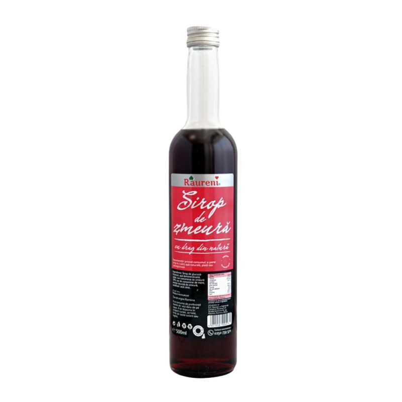 Sirop de Zmeura, Raureni, 500 ml