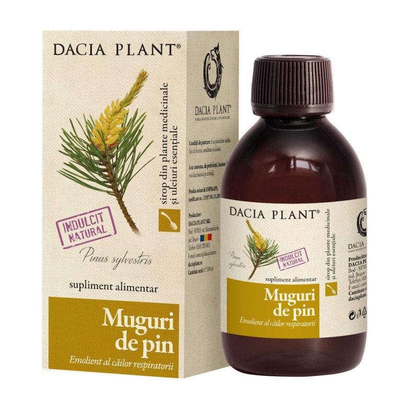 Sirop din Muguri de Pin, 200 ml, Dacia Plant
