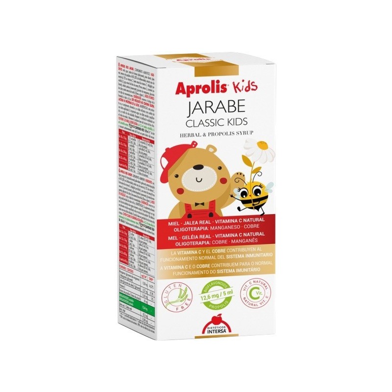 Sirop pentru Copii cu Propolis si Plante 180 ml Aprolis, Classic Kids