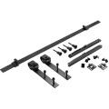 Sistem de Glisare cu Amortizare Barn pentru o Usa si Ghidaj cu 2000 mm, Maxim 100 kg, Ideal Feroluc