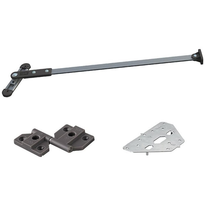 Sistem Sailing pentru 2 Usi Pliante, Max. 12 Kg, fara Balamale 165 Grade