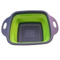 Sita Filtru Pliabil din Silicon, Patrat, Capacitate 2 l, Viva.z