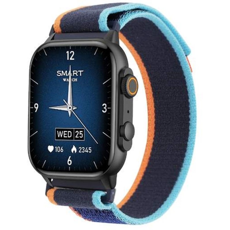 Smart Watch T-FIT 430 A, Ecran Amoled, Puls, Tensiune, SpO2, Apelare prin Bluetooth, IP68, Negru
