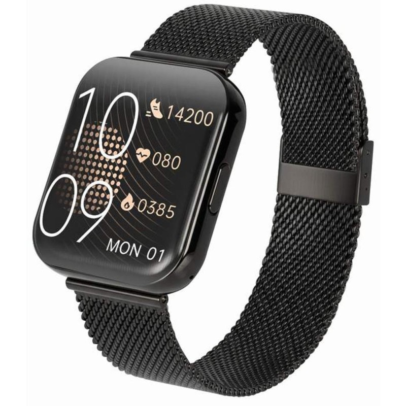 Smart Watch TF 275 FA, Apelare prin Bluetooth, Ecran 1.85 Amoled, Negru, Trevi 