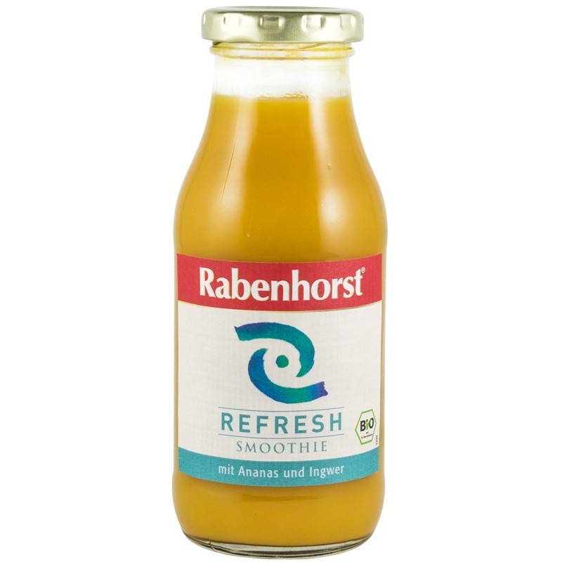 Smoothie refresh Bio cu Ananas si Ghimbir, 240ml Rabenhorst