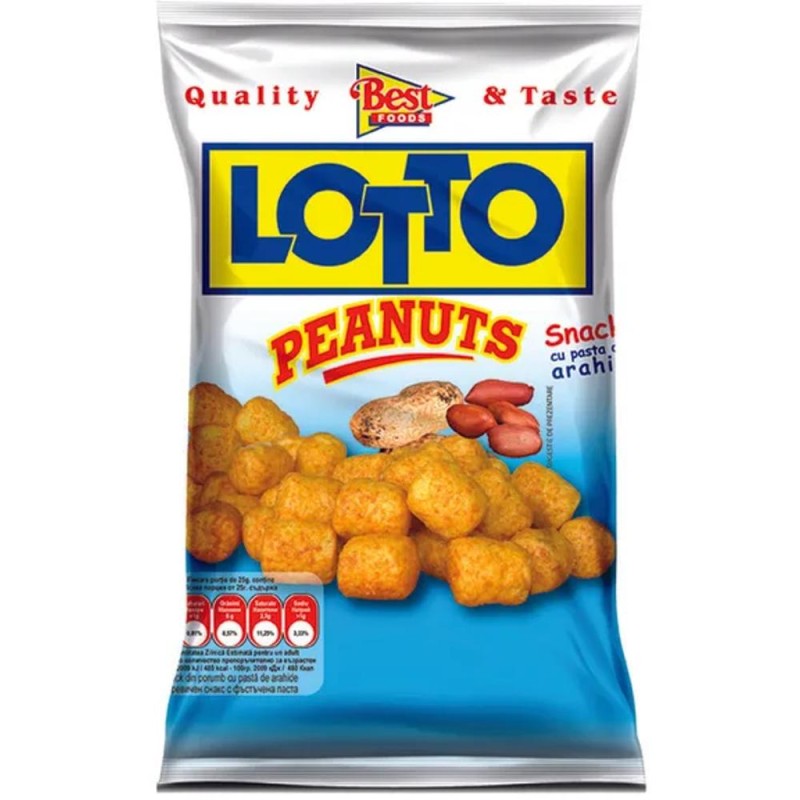 Snacksuri cu Aroma de Alune Lotto, 35 g